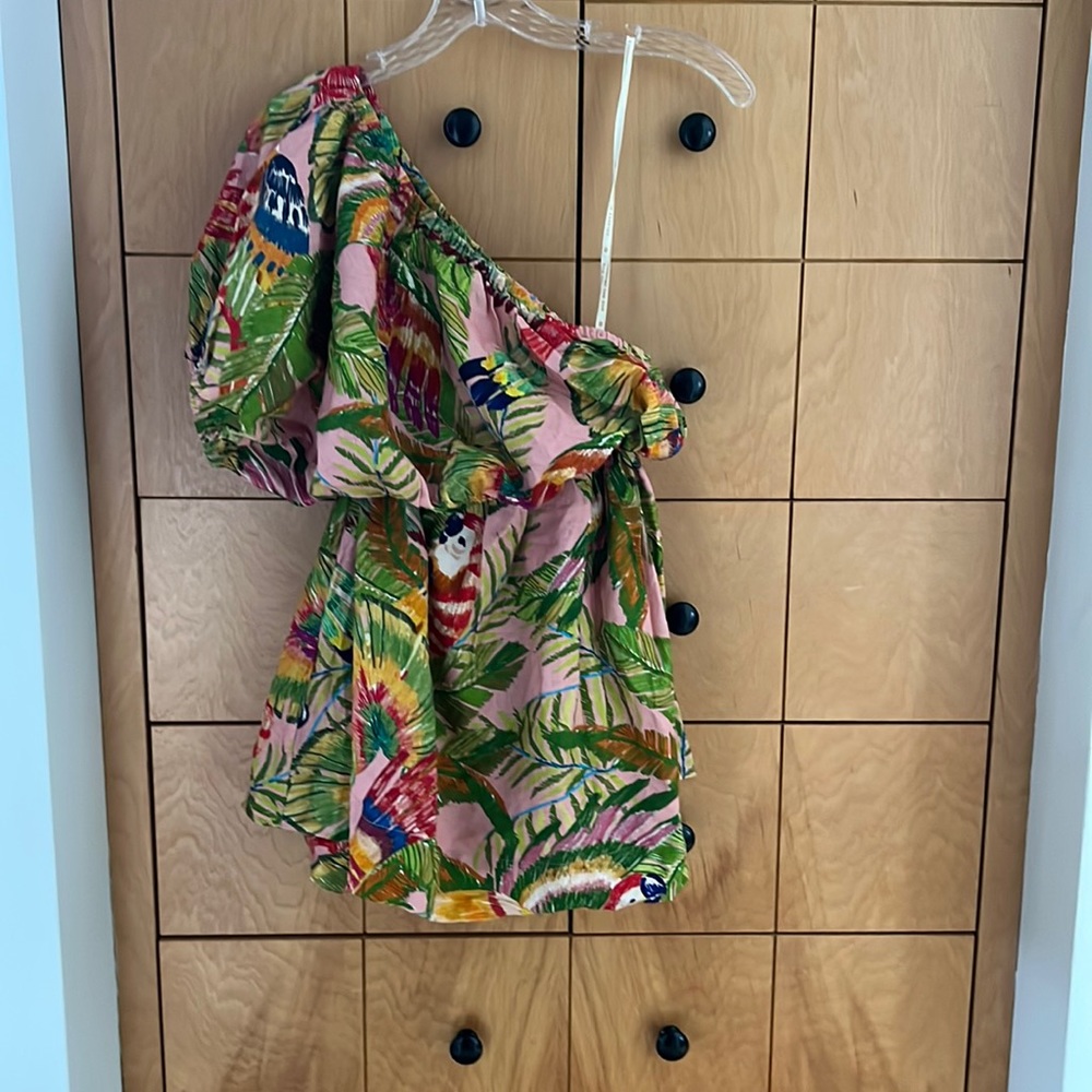 Farm Rio Macaw Mini Dress